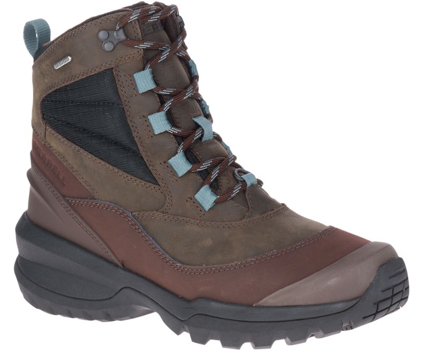 Buty Merrell Thermo Slush Mid Wasserdicht - Buty Trekkingowe Damskie Merrell - Brązowe [QJYHX-6027]